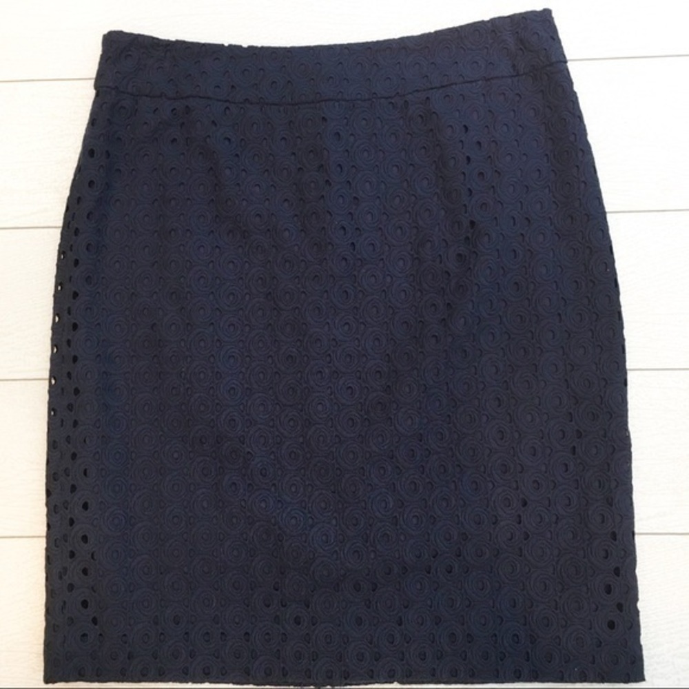 Talbots Petites  Broderie Anglaise Skirt N…